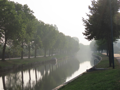 850570 Gezicht over de Leidsche Rijn te De Meern (gemeente Utrecht), vanaf de Rijksstraatweg ter hoogte van de ...